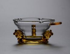 皂角樹下實用型耐熱玻璃茶壺茶漏透明玻璃茶具功夫茶具配件