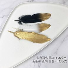 金色羽毛-鵝羽毛 花束羽毛裝飾 拍照道具 婚禮布置diy 網美拍照練習