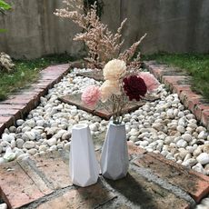 (beagle) 多面幾何創意水泥花瓶 乾燥花水泥花器/永生花泥花瓶/北歐現代簡約家飾