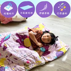 【SOFBED】兒童精梳棉睡袋+枕心二件組(幼兒園睡袋/午睡墊/露營睡袋/四季睡袋)