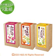 【豐滿生技】天然養生好茶9盒組