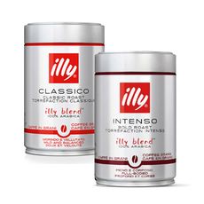illy 義大利原裝進口 中焙/深焙/低咖啡因 咖啡豆及咖啡粉 (250g)