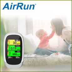 【AirRun】空氣品質偵測器 (五合一空氣品質偵測器、MIT台灣研發製造)Q10-C-AT