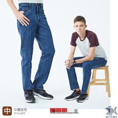 【NST Jeans】男牛仔褲 寬鬆直筒 四季通殺雨絲藍 390(5866)