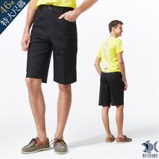 【NST Jeans】男鬆緊帶短褲 中腰直筒 夏日黑丹寧 英文織帶 390(9455)大尺碼