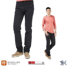 【即將斷貨】NST Jeans 夏季薄款微彈休閒男褲 修身小直筒 黑色奧古斯丁380(2003)