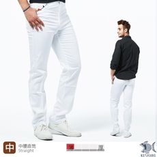 【NST Jeans】男白長褲 中腰直筒 大叔帥很大 純棉低彈性390(5748)