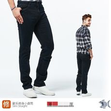 【斷貨出清】NST Jeans 男牛仔褲 修身小直筒 深藍東京夜空 夏季薄款純棉380-5760