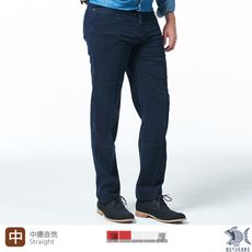 【KDLK紳士男褲】夏季薄款 海軍風原色 男 微彈竹碳牛仔褲 中腰直筒 390(5807)