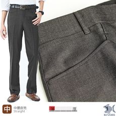 【NST Jeans】男羊毛西裝褲 中腰直筒 深灰 L口袋 391(6955)