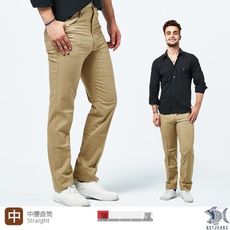 【NST Jeans】男休閒褲 中腰直筒 燕麥色 純棉卡其390(5681) 夏季薄款