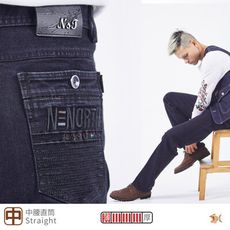 【NST Jeans】硬漢卡洛 極彈重磅彈性牛仔褲(中腰直筒) 393-66847台製 男中壯年服飾