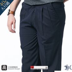 【斷貨出清】NST Jeans 男中高腰打摺褲 鬆爽嫘縈 夏季薄款黑褲 002(8732)
