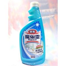 魔術靈系列 清潔劑經濟瓶-500ml(檸檬香/萊姆香/青蘋/玫瑰/草本) 與 玻璃清潔劑 更換瓶