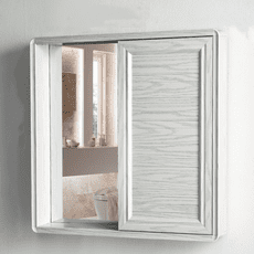 60CM 鏡櫃 隱藏式鏡箱 掛墻式 鏡櫃 單獨收納盒 太空鋁鏡箱 浴室櫃 衛生間 儲物鏡子 壁掛櫃