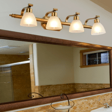 美式led鏡前燈 燈 燈具 80cm 四頭  衛生間 歐式浴室鏡櫃燈 梳妝臺燈 洗手間鏡燈化妝壁燈