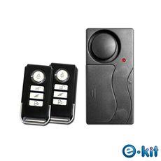 e-Kit 一對二無線遙控器/震動感應門窗防盜警報器/迎賓門鈴/緊急警報聲/迎賓叮噹門鈴ES-35B