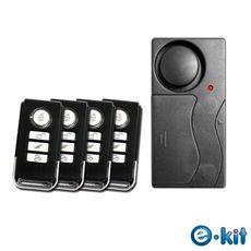 e-Kit 一對四無線遙控器/震動感應門窗防盜警報器/迎賓門鈴/緊急警報聲/迎賓叮噹門鈴ES-35D