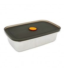 【現貨】便當盒 餐盒 英國熊日式不鏽鋼保鮮盒-600ML 正方形飯盒 飯盒 密封盒 外帶盒 午餐盒
