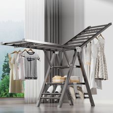 【好氣氛家居】1.8米翼型多功能折疊晾衣架