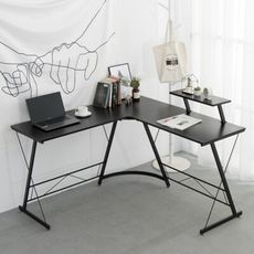 IDEA-現代工業風質感L型書桌