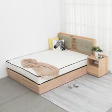 IDEA-MIT寢室傢俱雙人五尺四件組(含獨立筒床墊)