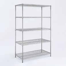 【AAA】耐重鐵力士 重型五層電鍍置物架 120x45x180cm - 鉻色