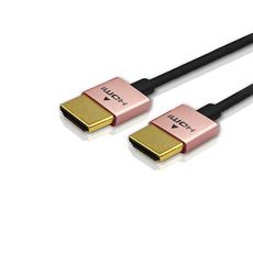 iSee HDMI 影音傳輸線1.8m 2.0 鋁合金 玫瑰金 (IS-HD2020) 支援3D影像