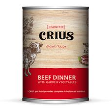 【CRIUS 克瑞斯】全齡犬罐 天然紐西蘭 低敏無穀 單一純肉 主食罐 風味牛 375G