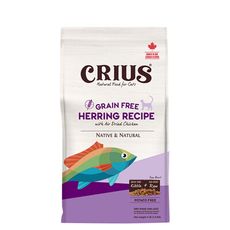 【CRIUS 克瑞斯】_無榖白鮭魚 全齡貓 貓飼料 營養顆粒+風乾肉塊犬飼料 光澤毛質 4LB