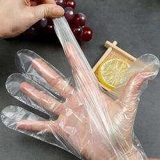 【WE CHAMP】一次性手套-200入/包(透明手套 衛生手套 廚房手套 手扒雞 洗碗 防疫手套