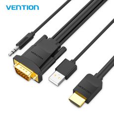 VENTION 威迅 ABI系列 HDMI 轉 VGA線 轉換線 2M