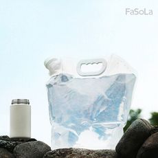 FaSoLa 多用途環保PE大容量5L移動式折疊水袋