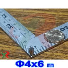 高精度強磁力 工業等級 釹鐵硼 強力磁鐵 強磁 4X6 mm