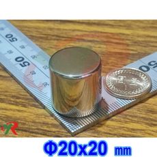 高精度強磁力 工業等級 釹鐵硼 強力磁鐵 強磁 20X20 mm