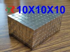 高精度強磁力 工業等級 釹鐵硼 強力磁鐵 強磁 10X10X10