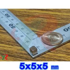 高精度強磁力 工業等級 釹鐵硼 強力磁鐵 強磁 5x5x5 mm