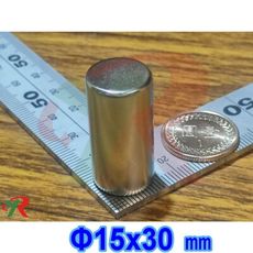 高精度強磁力 工業等級 釹鐵硼 強力磁鐵 強磁 15X30 mm 貓眼