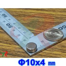 高精度強磁力 工業等級 釹鐵硼 強力磁鐵 強磁 10x4 mm