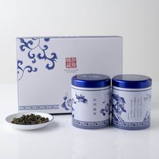 iTea我茶 青花茶葉禮盒 凍頂烏龍茶 100克2罐裝 禮盒