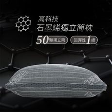 【岱思夢】高科技石墨烯獨立筒枕  台灣製造 枕頭 枕心 獨立筒