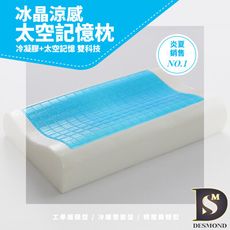 【現貨】冰晶涼感枕 記憶枕 多款任選 水冷凝膠 排濕透氣布 散熱 透氣 防蹣抗菌 枕頭