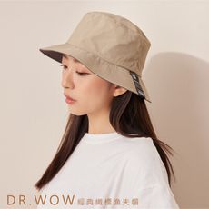 【DR.WOW】抗UV50+防潑水時尚機能漁夫帽