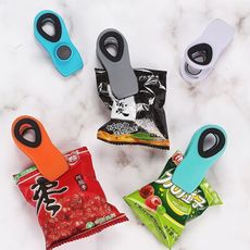 冰箱磁吸便利夾 顏色隨機10入/組 SIN9321 密封夾 留言夾 冰箱貼 食物封口夾