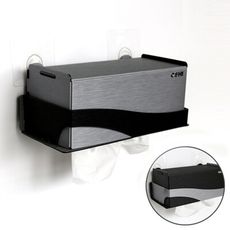OSHI｜客廳衛浴 BOX plus+下抽式無痕免釘防水面紙盒-大 23x11x9cm 歐士衛生紙盒