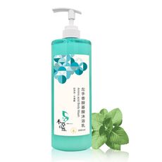 【本草自然】左手香胺基酸沐浴乳 1000ml 保濕不滑膩 荔枝玫瑰香