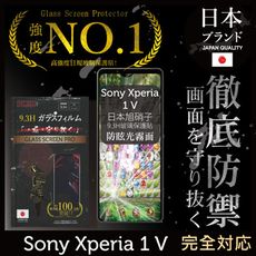 【INGENI】日規旭硝子玻璃保護貼(全滿版 黑邊)防眩光霧面適用Sony Xperia 1 V