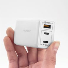 MOMAX One Plug 65W 3-Port GaN 氮化鎵智能充電器(UM20)