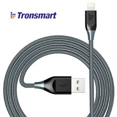 Tronsmart lightning 1.2M 編織傳輸線(LTA14)-黑灰