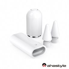 AHAStyle Apple Pencil 1代 磁吸筆帽+充電轉接頭+替換筆尖